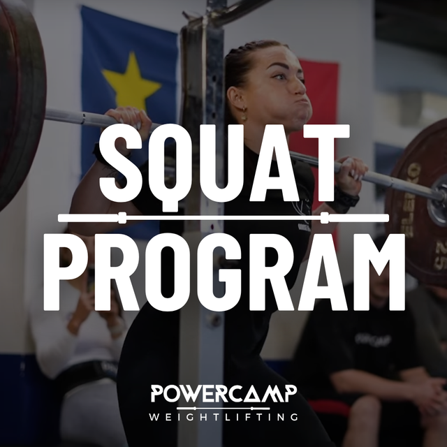 WEIGHTLIFTING SQUAT PROGRAM