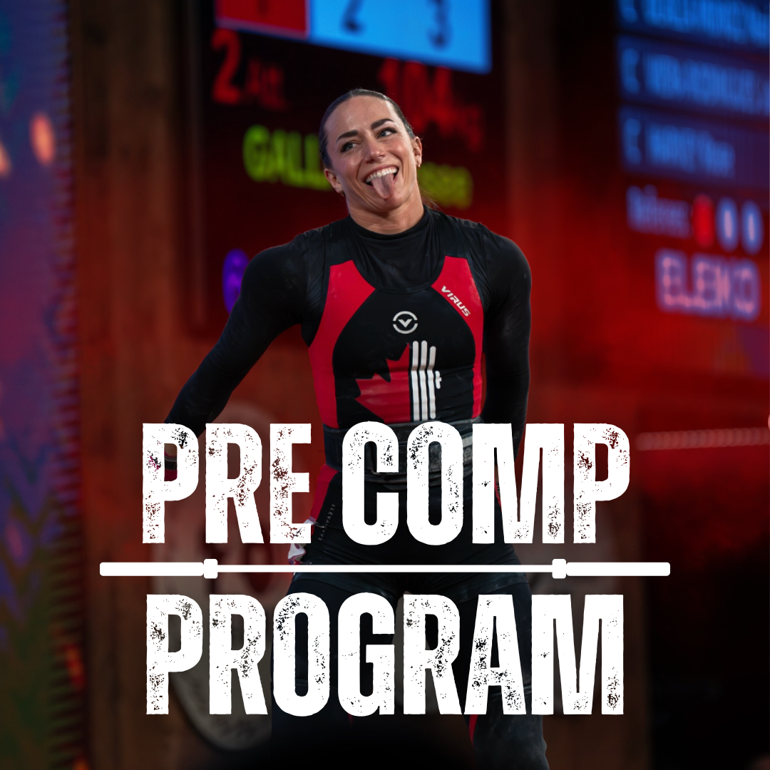 PROGRAMMATION PRE-COMPETITION 3.0